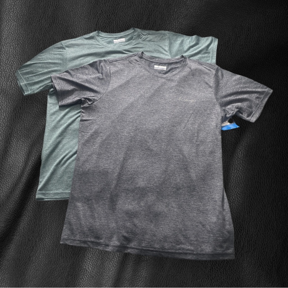 Lot of 2 Columbia Omni Wick Active Fit Tees (1 NWT/1 NWOT)
